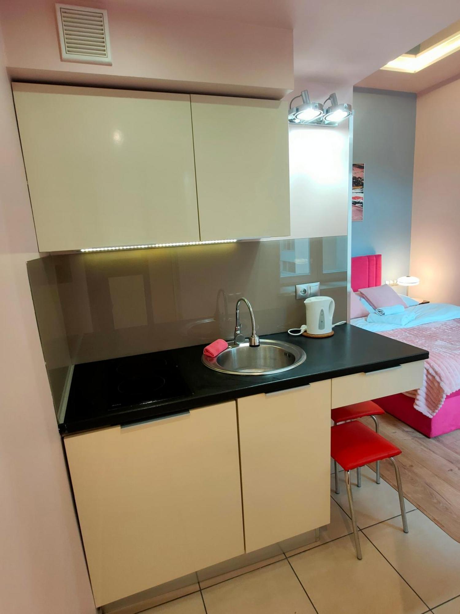 Mirror Pink Studio Apartment Krakow Dış mekan fotoğraf